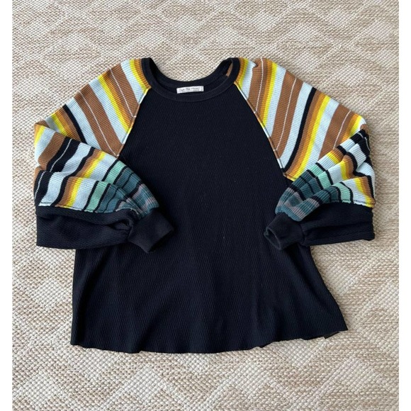 Free People Sweaters - Free People Rainbow Dreams Sweater (Sz M)